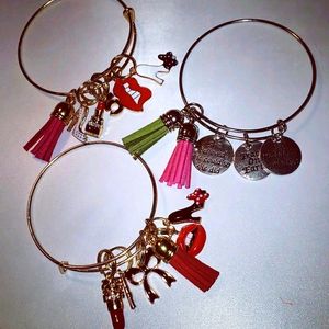 Customized Expandable charm bracelets